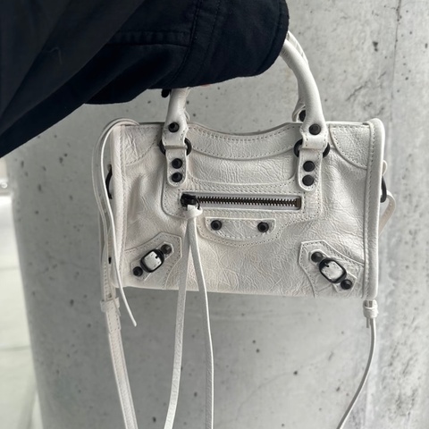 巴黎世家 Balenciaga Le city bag nano白色