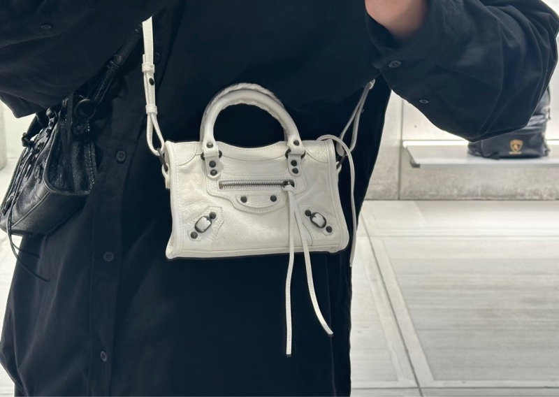 巴黎世家 Balenciaga Le city bag nano白色-1