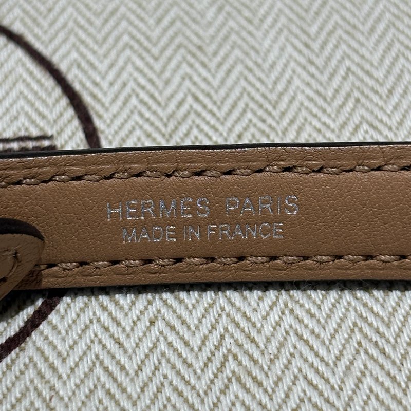 【現貨｜快速出貨】Hermès 愛馬仕 Mini 24/24 奶茶棕 Chai｜Evercolor × Swift｜Z刻2021年｜銀釦附原廠配件-14