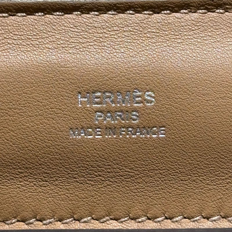 【現貨｜快速出貨】Hermès 愛馬仕 Mini 24/24 奶茶棕 Chai｜Evercolor × Swift｜Z刻2021年｜銀釦附原廠配件-19