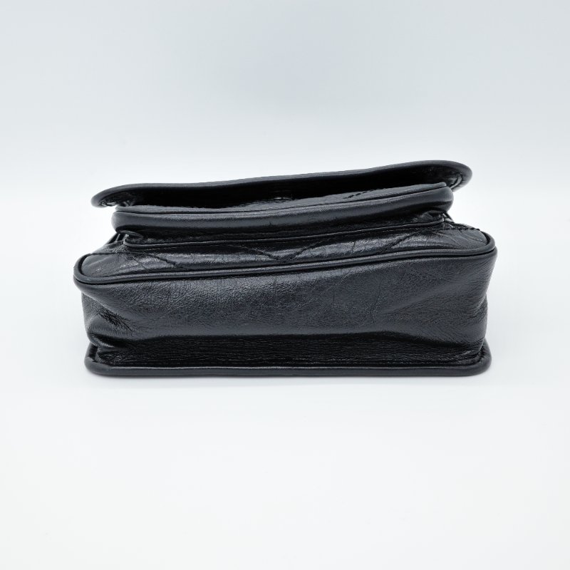 Saint Laurent 聖羅蘭 Niki 小號 SoBalck 黑色 牛皮 單肩包 鏈條包-2