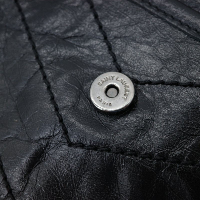 Saint Laurent 聖羅蘭 Niki 小號 SoBalck 黑色 牛皮 單肩包 鏈條包-8