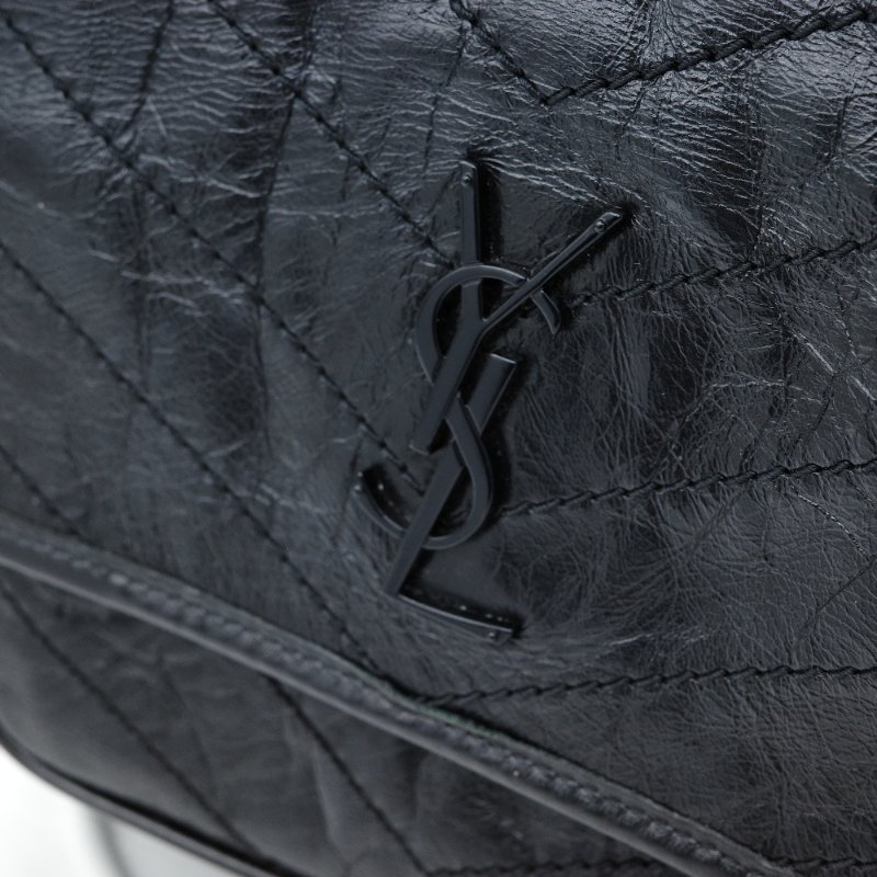 Saint Laurent 聖羅蘭 Niki 小號 SoBalck 黑色 牛皮 單肩包 鏈條包-11