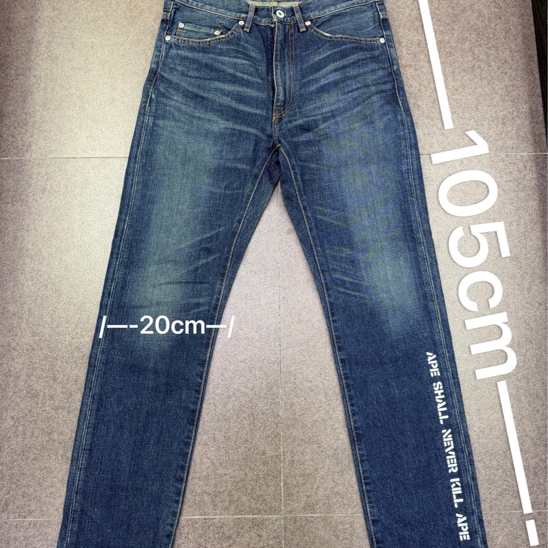 A bathing ape 牛仔褲-1