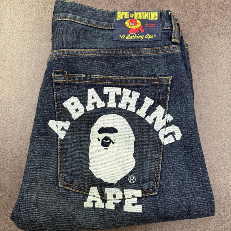 A bathing ape 牛仔褲-4