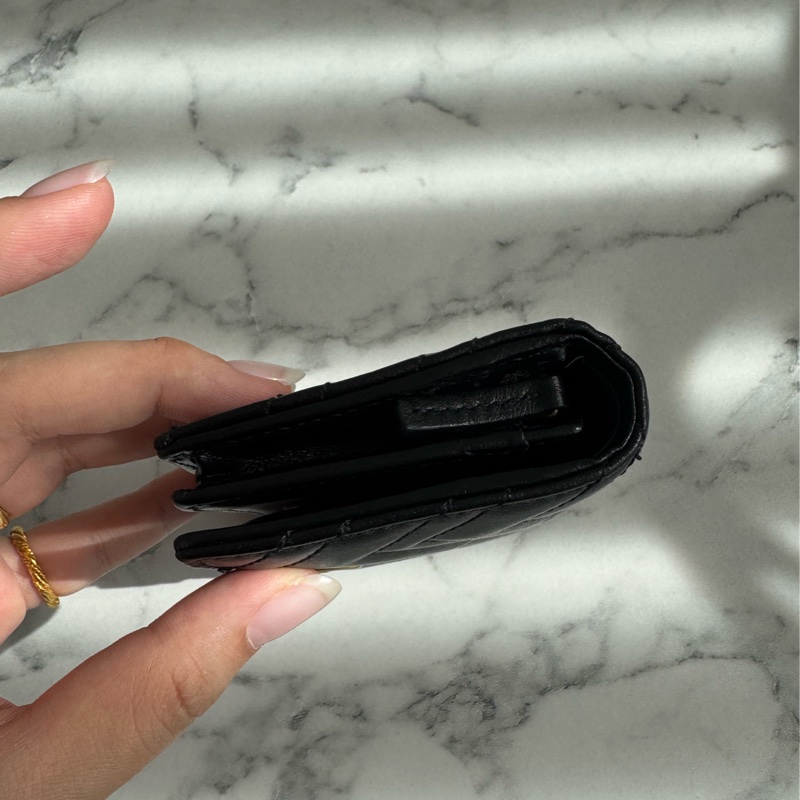 Gucci黑色金雙G marmont短夾  經典不敗-3