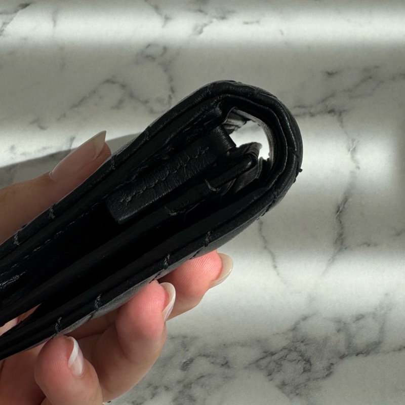 Gucci黑色金雙G marmont短夾  經典不敗-9