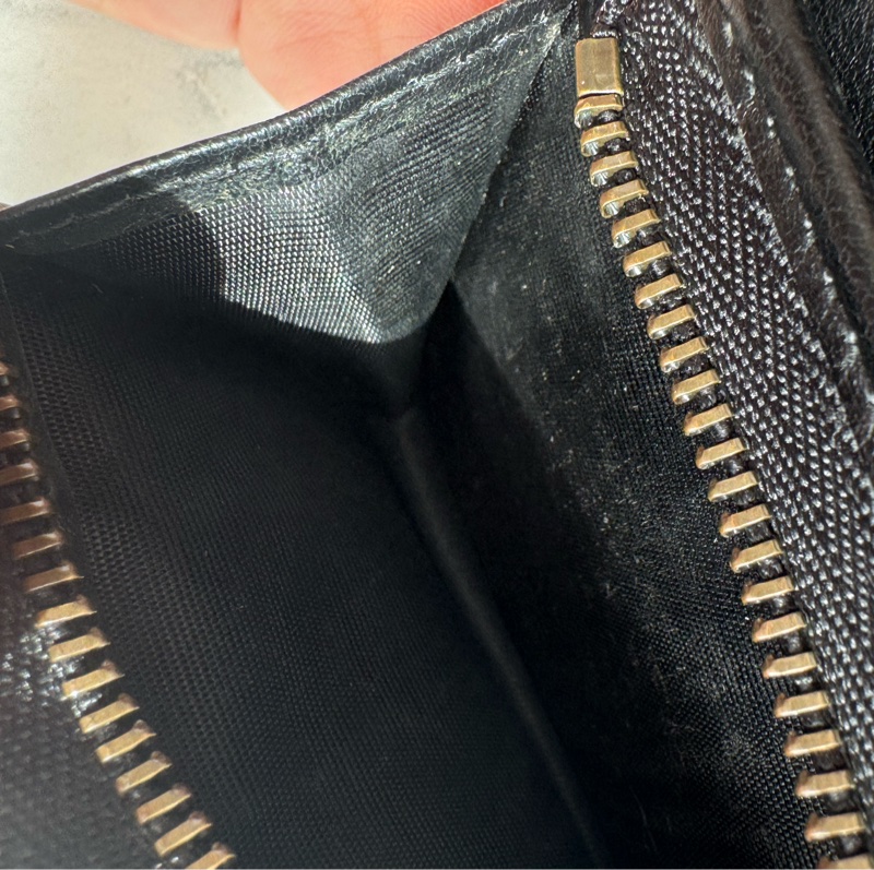 Gucci黑色金雙G marmont短夾  經典不敗-17