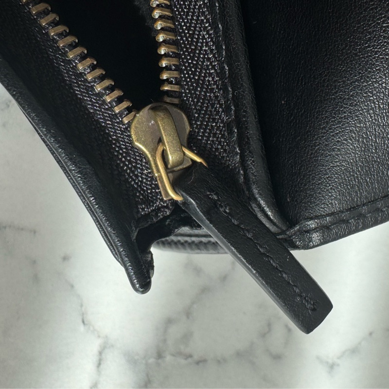 Gucci黑色金雙G marmont短夾  經典不敗-19