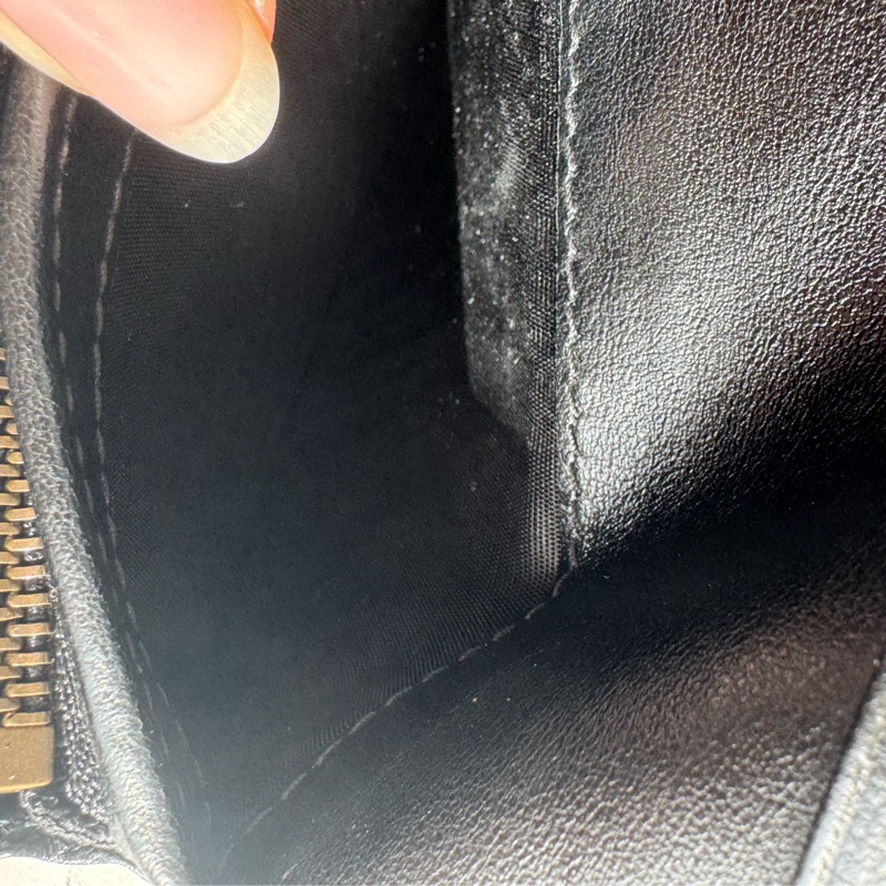 Gucci黑色金雙G marmont短夾  經典不敗-23