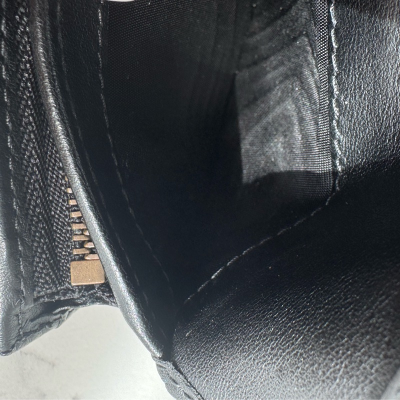 Gucci黑色金雙G marmont短夾  經典不敗-25