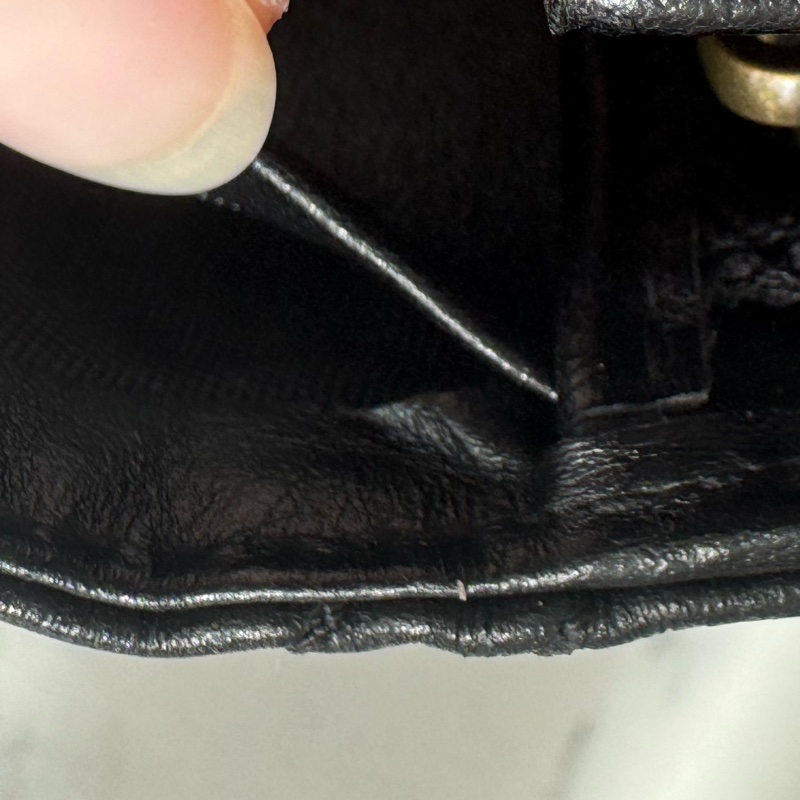 Gucci黑色金雙G marmont短夾  經典不敗-21