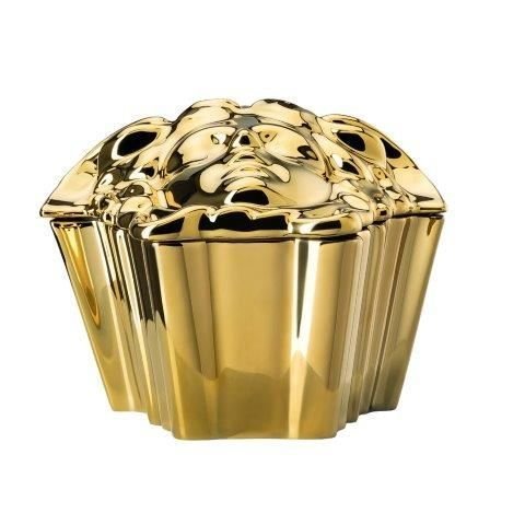 💎Han's house精品服飾💎 VERSACE 凡賽斯 LOGO 女王頭 瓷 收納盒 德國製造 現貨 原價10900-2