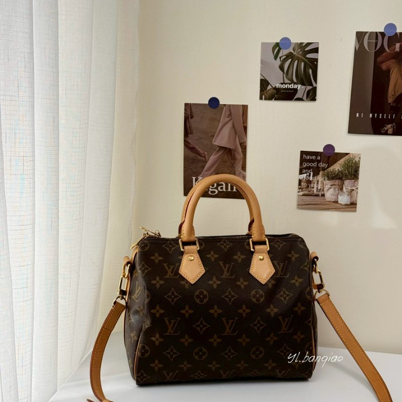 LV 原花Speedy25背帶款M46977-0