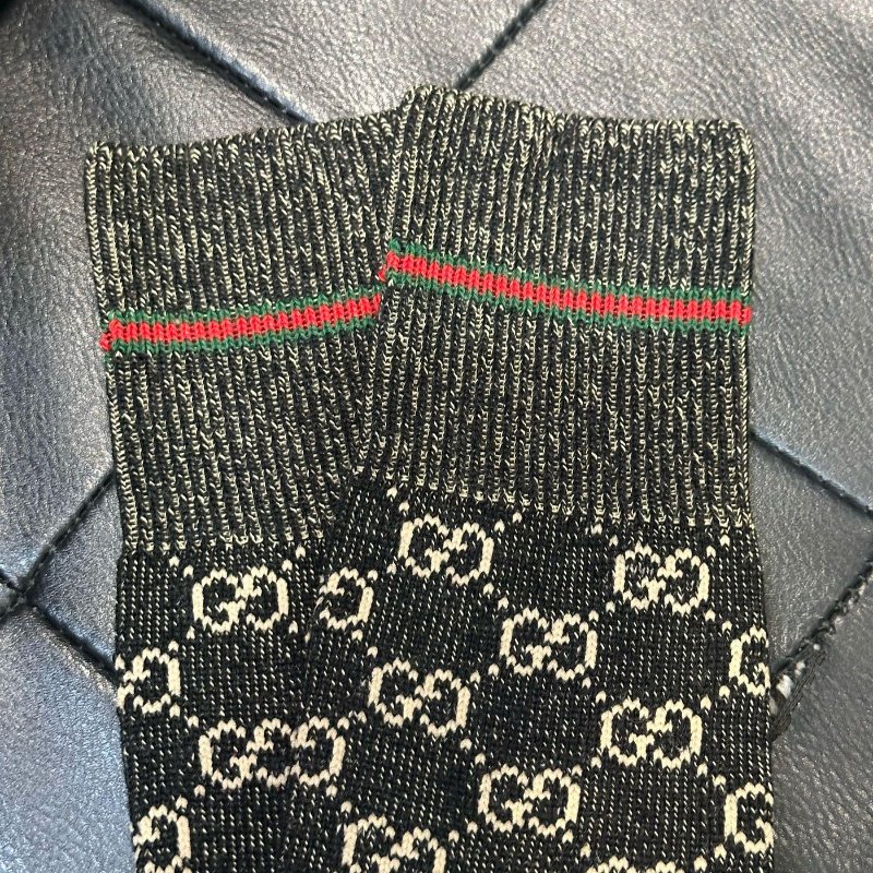💎Han's house精品服飾💎GUCCI 古馳 滿版 襪子 意大利製 現貨 原價7000-2