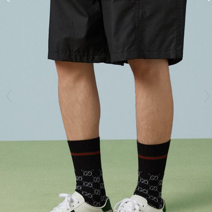 💎Han's house精品服飾💎GUCCI 古馳 滿版 襪子 意大利製 現貨 原價7000-3