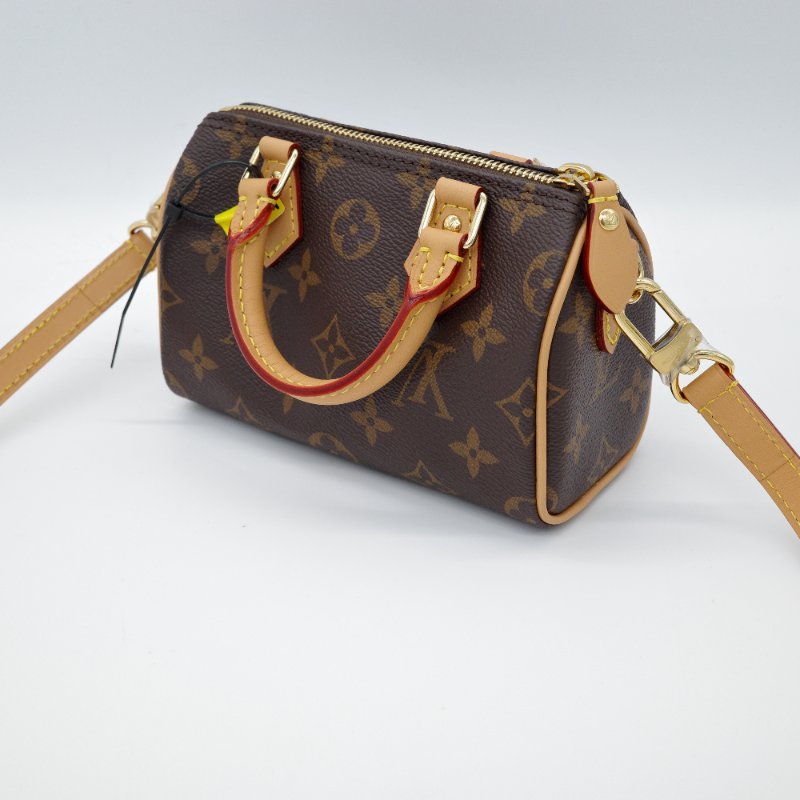 【超熱門精選🌟小編推薦】Louis Vuitton 路易威登 Speedy Nano 經典花紋 枕頭包 手提包 斜挎包 單肩包-3