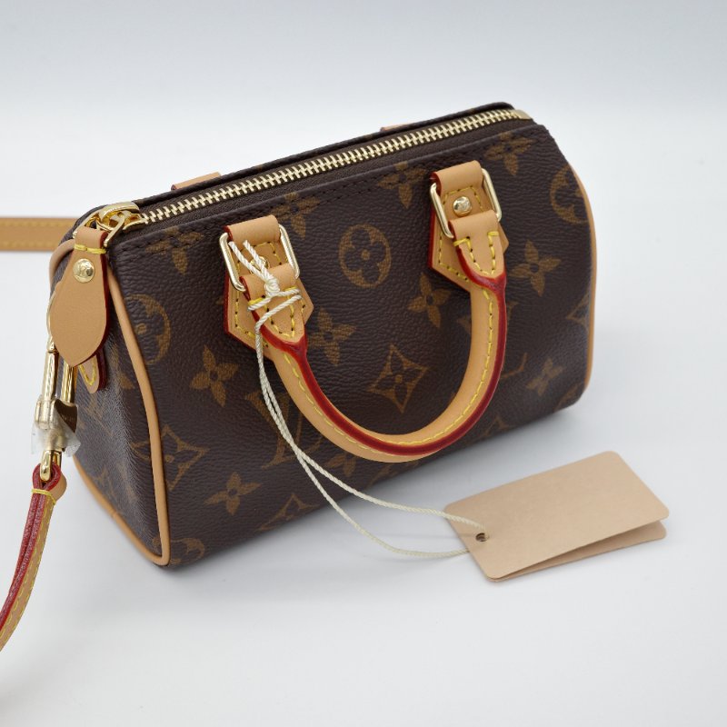 【超熱門精選🌟小編推薦】Louis Vuitton 路易威登 Speedy Nano 經典花紋 枕頭包 手提包 斜挎包 單肩包-4