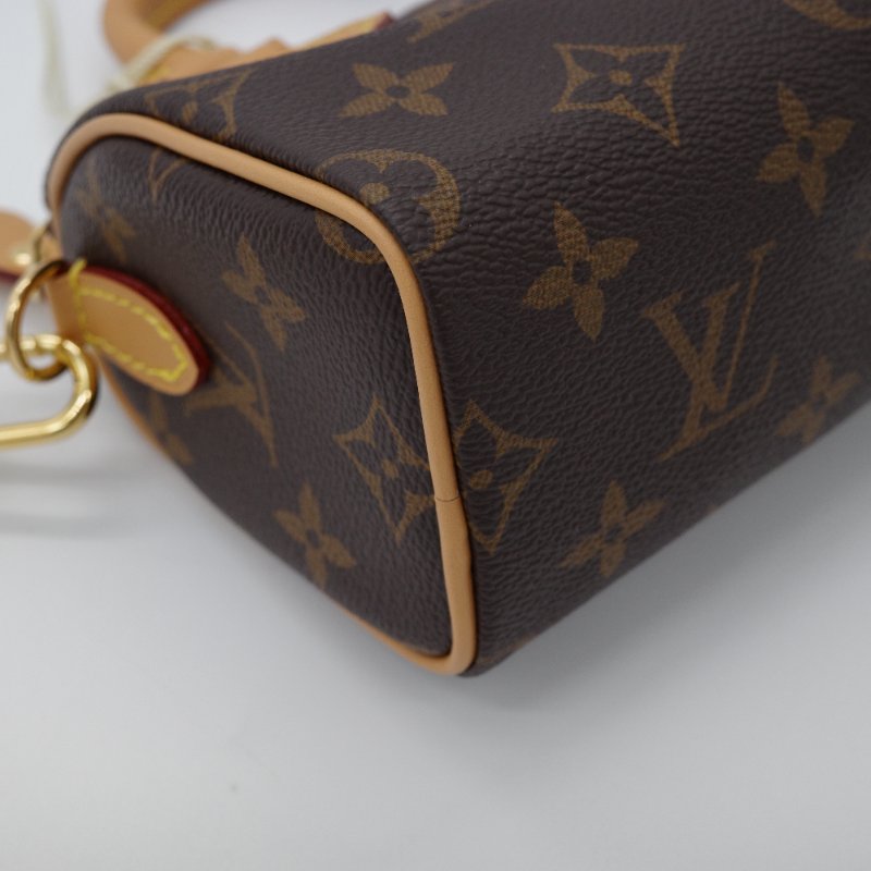 【超熱門精選🌟小編推薦】Louis Vuitton 路易威登 Speedy Nano 經典花紋 枕頭包 手提包 斜挎包 單肩包-10