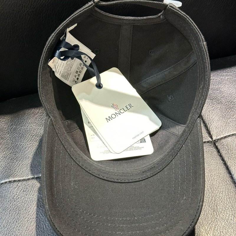 💎Han's house精品服飾💎moncler LOGO 帽子 青年款 黑色-4