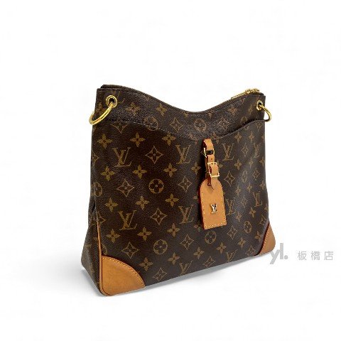 LV包包 ODEON MM 原花斜背/肩背包M45355-1