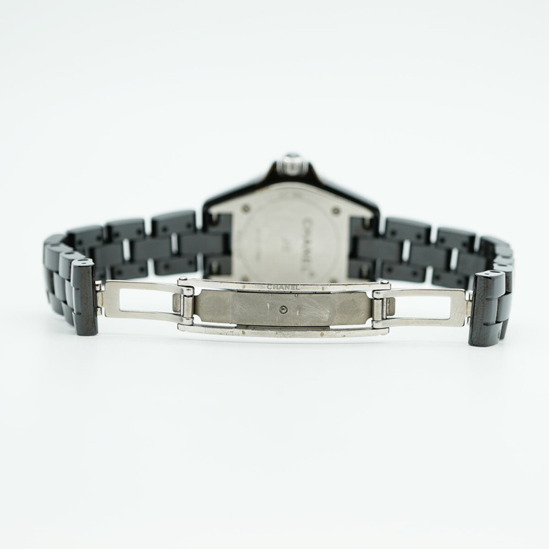 香奈兒 J12 H2571 黑色錶盤小姐腕錶-4