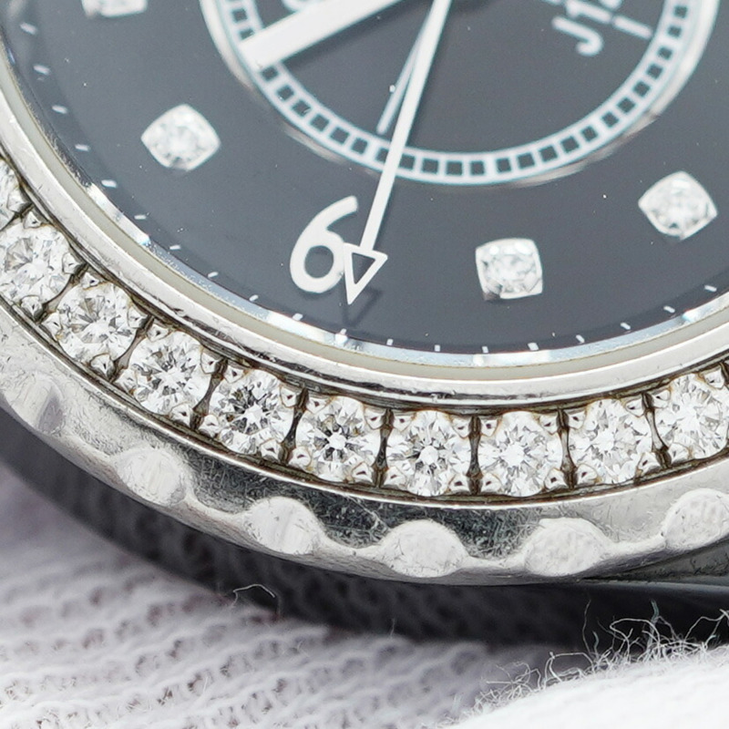 香奈兒 J12 H2571 黑色錶盤小姐腕錶-7