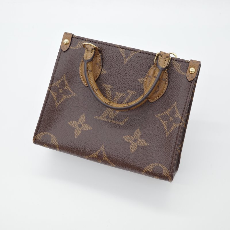 超級新呀₍•ʚ•₎•ʚ•₎【CP 精選🌟小編推薦】Louis Vuitton 路易威登 On the Go BB 經典花紋 雙色 手提包 斜挎包 單肩包-3