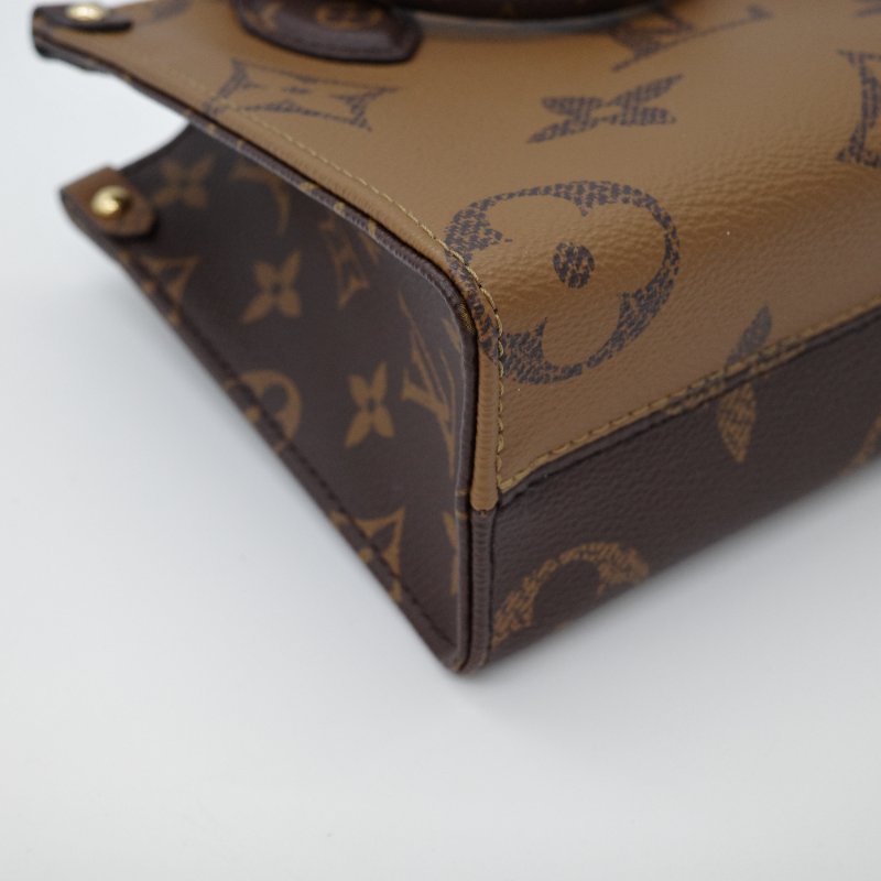 超級新呀₍•ʚ•₎•ʚ•₎【CP 精選🌟小編推薦】Louis Vuitton 路易威登 On the Go BB 經典花紋 雙色 手提包 斜挎包 單肩包-5