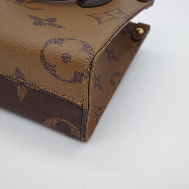 超級新呀₍•ʚ•₎•ʚ•₎【CP 精選🌟小編推薦】Louis Vuitton 路易威登 On the Go BB 經典花紋 雙色 手提包 斜挎包 單肩包-6