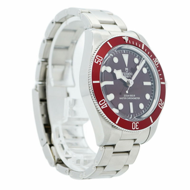 帝舵碧灣系列 7939A1A0RU 紅色錶盤男士腕錶-3