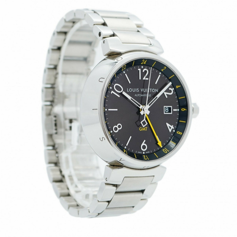 路易威登 Tambour Q1155 棕色錶盤男士腕錶-3