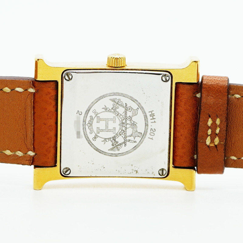 愛馬仕 H 系列腕錶 HH1.201 白色錶盤 女士款-5