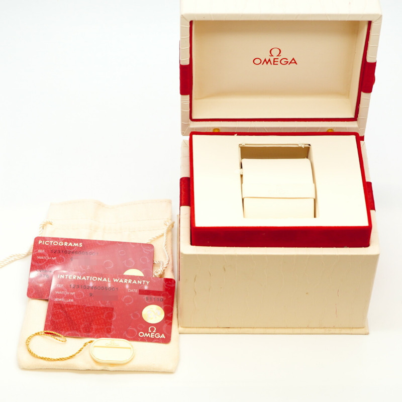 歐米茄星座系列 123.10.24.60.05.001 白色錶盤女錶-1