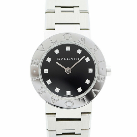 寶格麗 BB23SS 黑色錶盤小姐腕錶