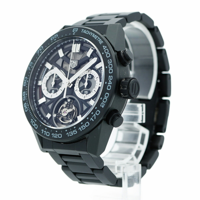 TAG Heuer 豪雅卡萊拉系列陀飛輪腕錶 CAR5A90 鏤空錶盤男士腕錶-2