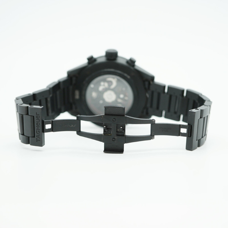 TAG Heuer 豪雅卡萊拉系列陀飛輪腕錶 CAR5A90 鏤空錶盤男士腕錶-4