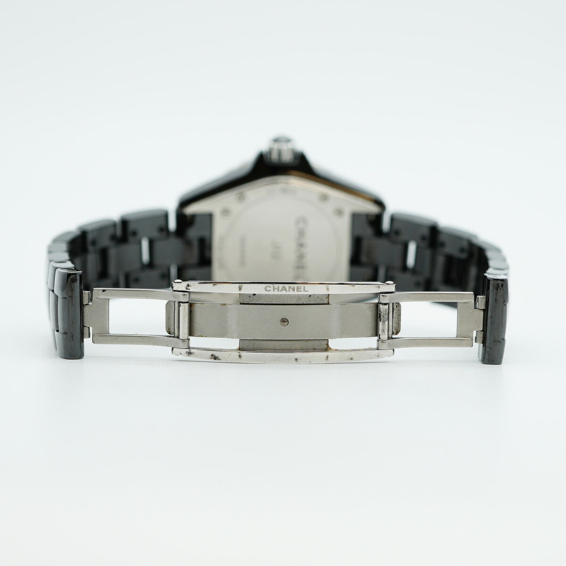 香奈兒 J12 H0682 黑色錶盤小姐腕錶-4