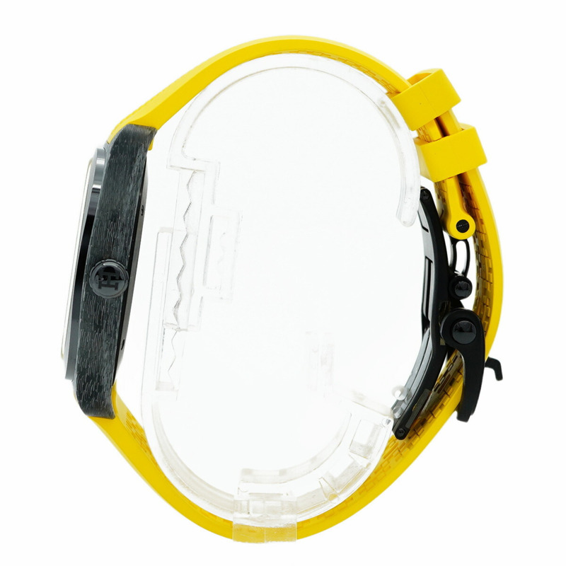 愛馬仕 H08 玻璃纖維 SP1.746 男士黑色錶盤腕錶-7