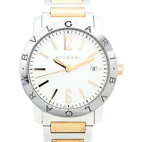 寶格麗 BB39S 銀色錶盤男士腕錶