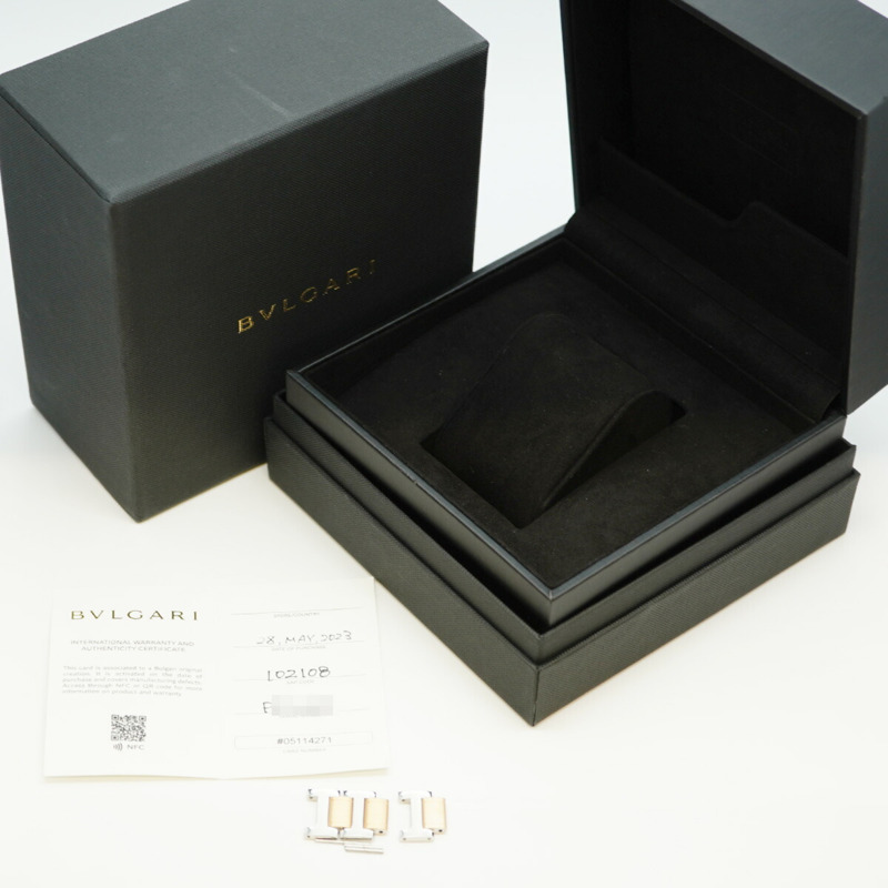 寶格麗 BB39S 銀色錶盤男士腕錶-1