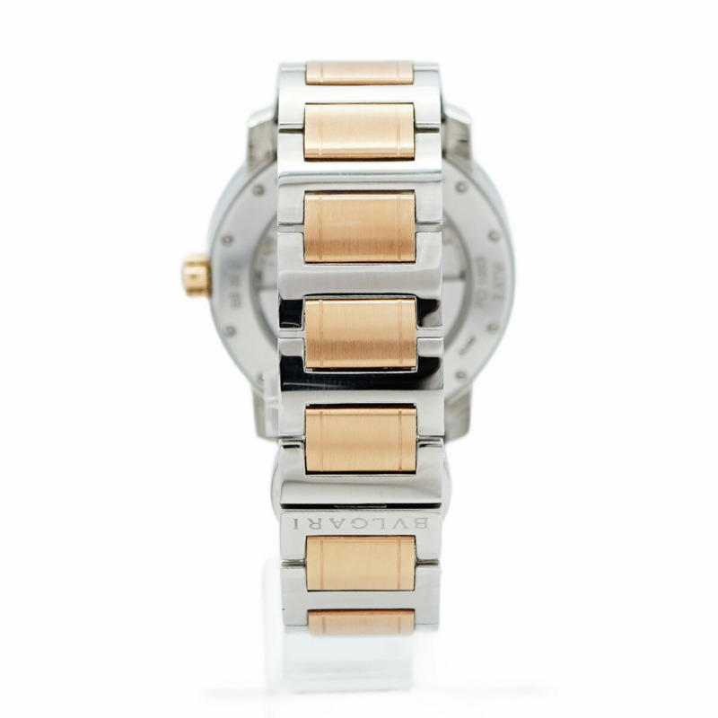 寶格麗 BB39S 銀色錶盤男士腕錶-7