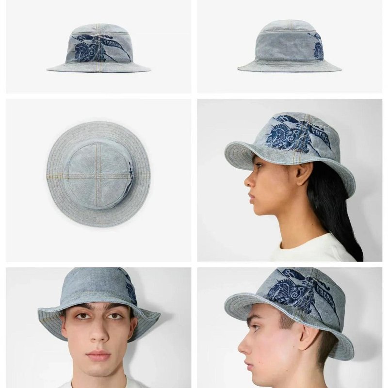 💎Han's house精品服飾💎BURBERRY 戰馬 漁夫帽 帽子 男女可帶  原價14200-3