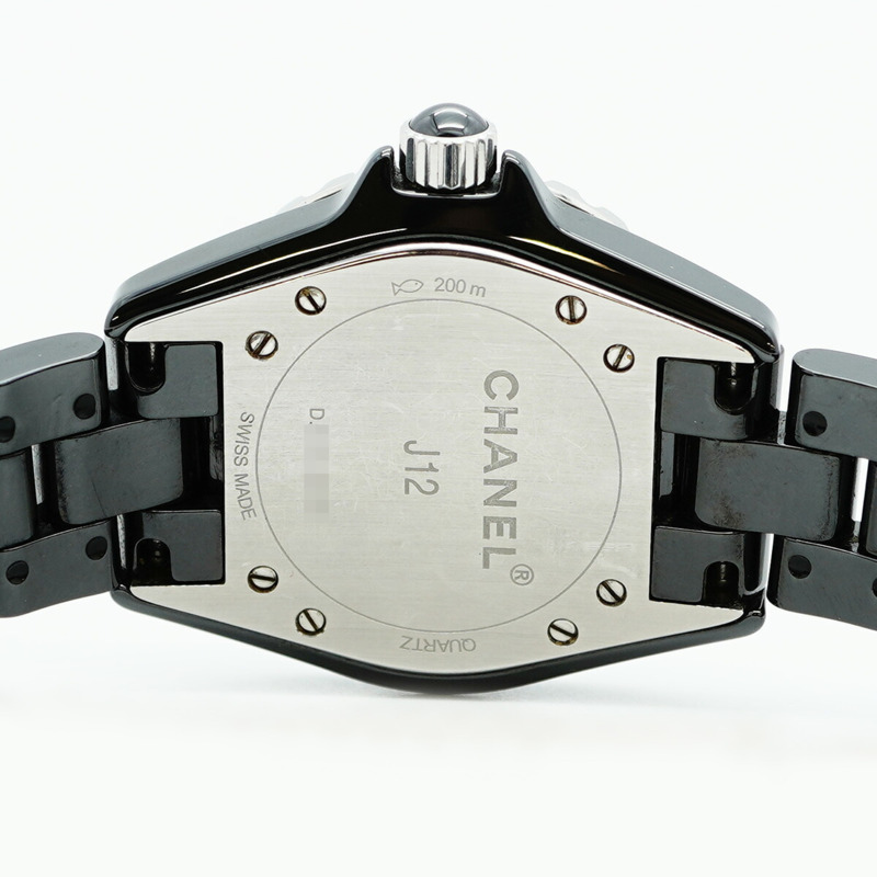 香奈兒 J12 H1625 黑色錶盤小姐腕錶-5