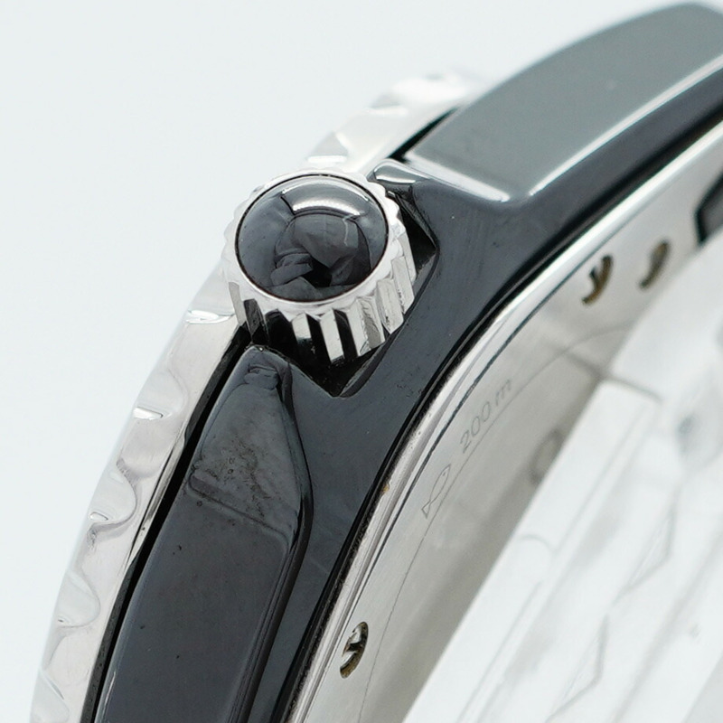 香奈兒 J12 H1625 黑色錶盤小姐腕錶-10