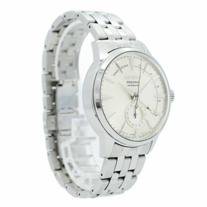 精工 Presage 4R57-00E0 SARY079 銀色錶盤男士腕錶-2