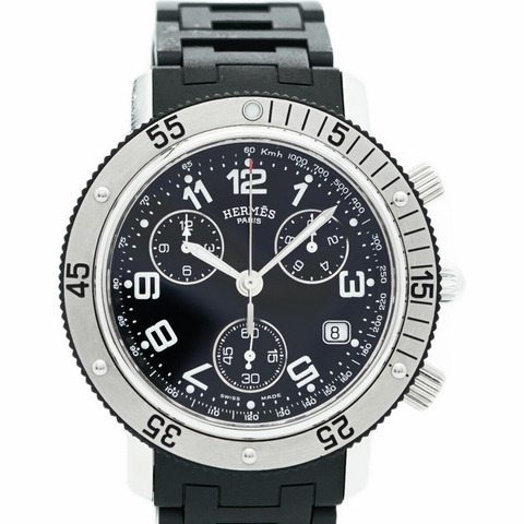 愛馬仕 Clipper Diver CL2.915 黑色錶盤男士腕錶