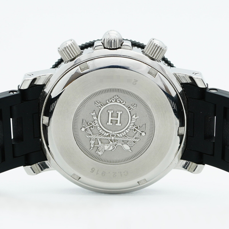 愛馬仕 Clipper Diver CL2.915 黑色錶盤男士腕錶-4