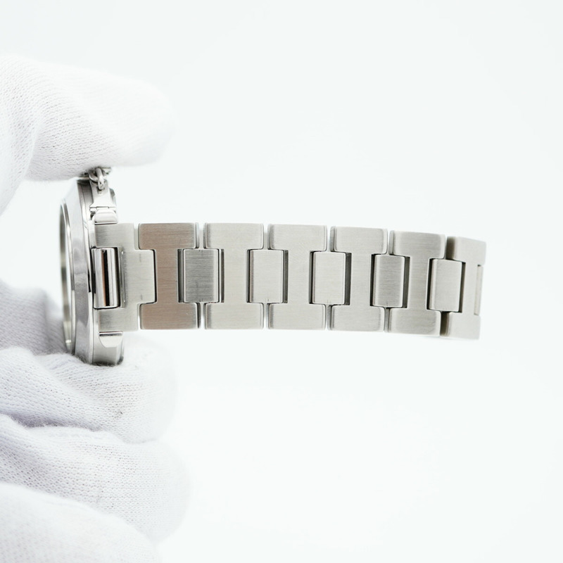 卡地亞 Pasha C W31023M7 銀色錶盤男士腕錶-5