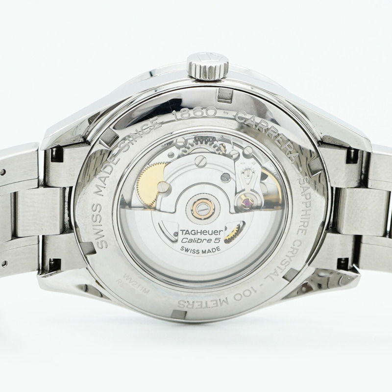 TAG Heuer 豪雅卡萊拉 WV211M 黑色錶盤男士腕錶-4